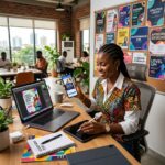 How to Start a Digital Flyer Design Agency in Nigeria Using AI